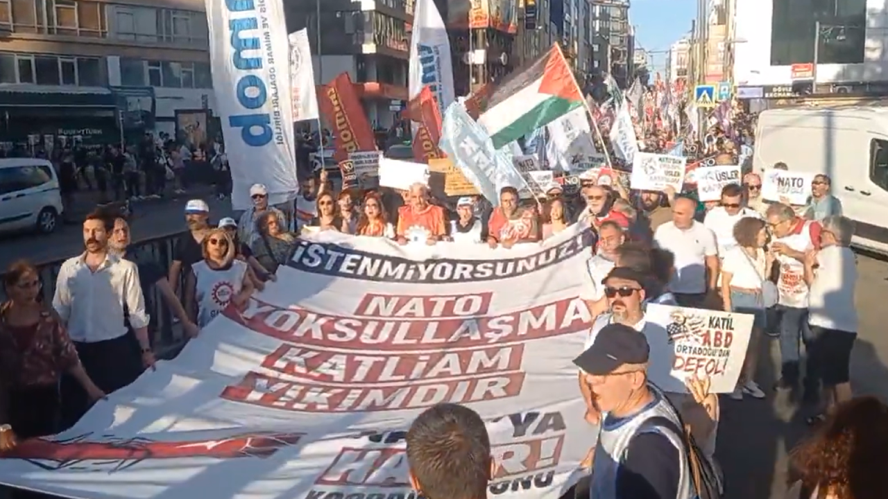 Kadıköy’de 'NATO’ya Hayır' yürüyüşü: 'İstenmiyorsunuz!'
