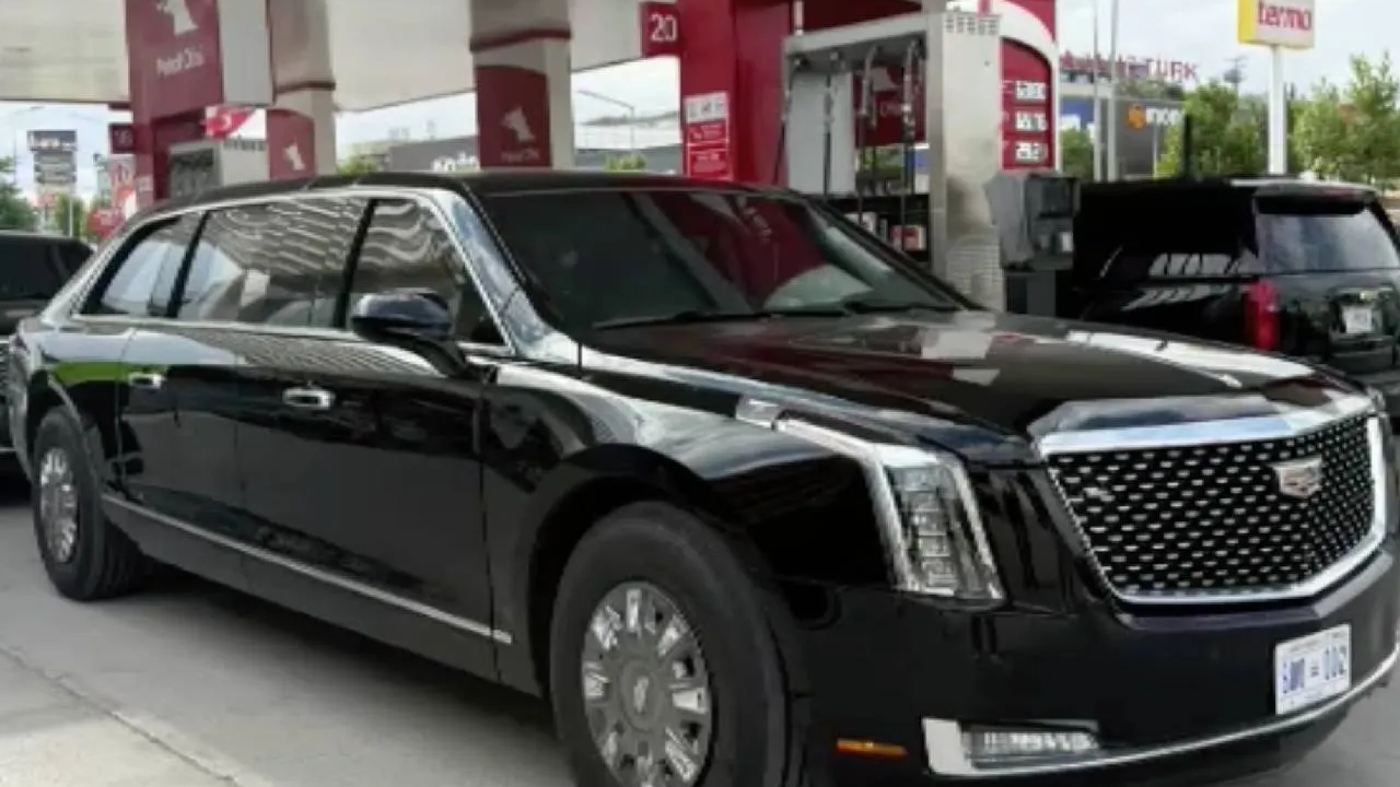 Kendisinden önce araçları geldi: Trump'ın 'canavar'ı Cadillac Ankara'da