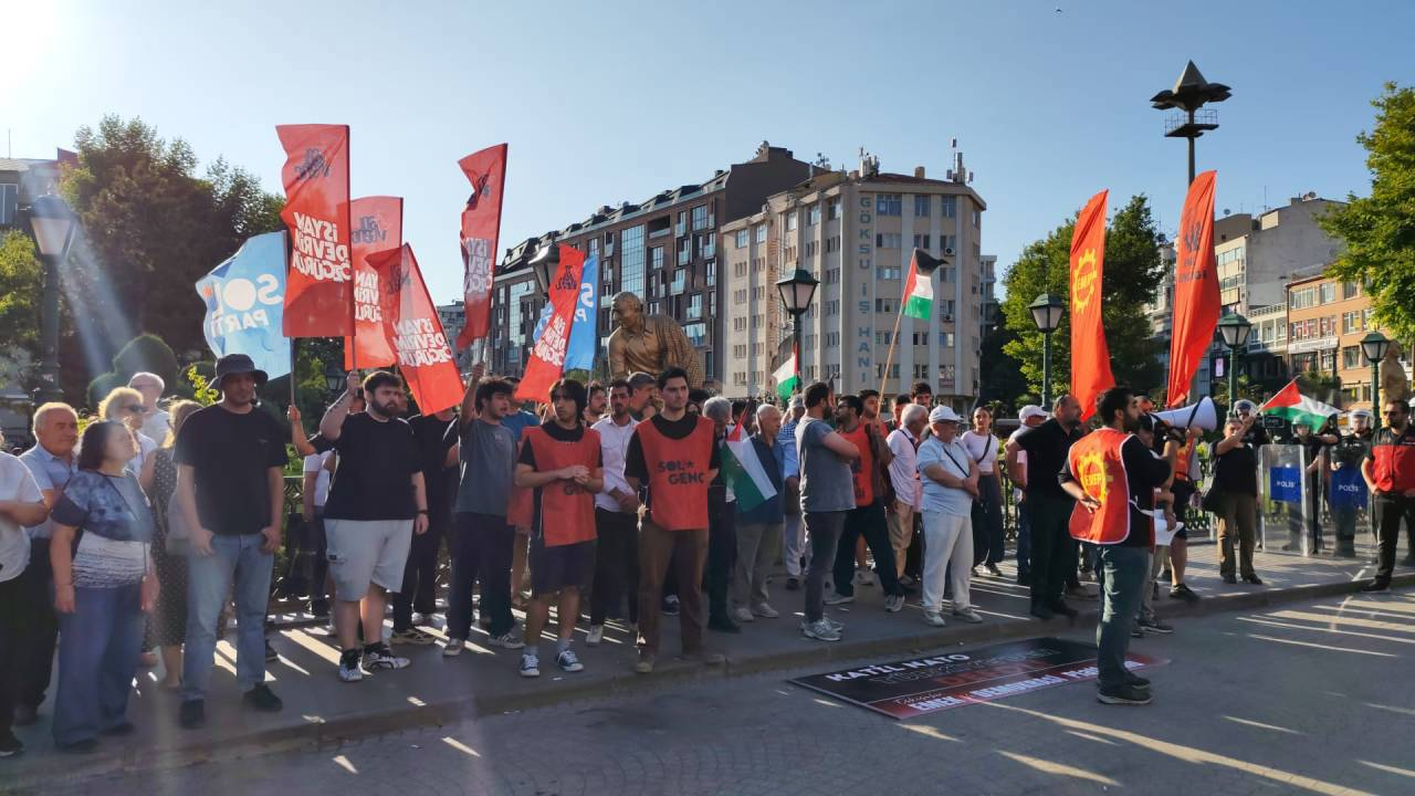 Eskişehir'de NATO karşıtı eyleme sert müdahale: 35 kişi gözaltına alındı!