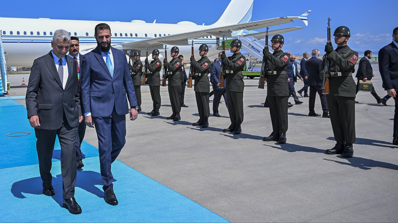 Suriye Cumhurbaşkanı Şara, NATO zirvesi için Ankara'da