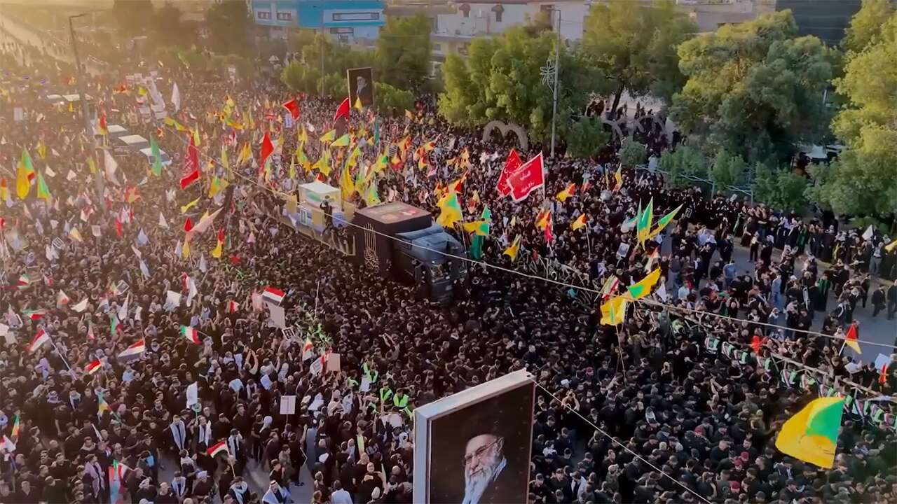 Ali Hamaney için Irak'ta cenaze törenleri düzenleniyor