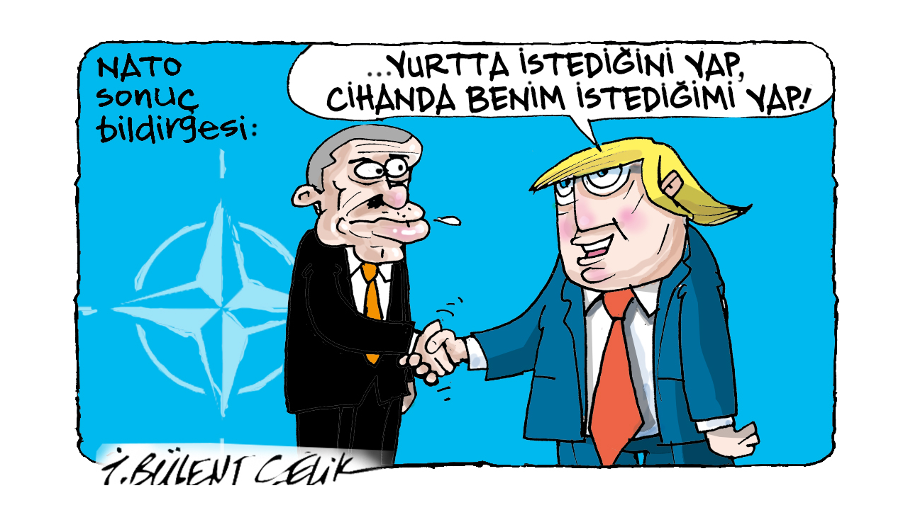 İ. Bülent Çelik'in 9 Temmuz 2026 tarihli karikatürü