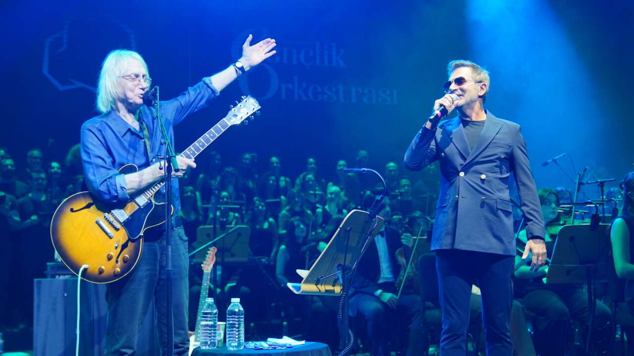 Rock ile senfoni Harbiye'de buluştu