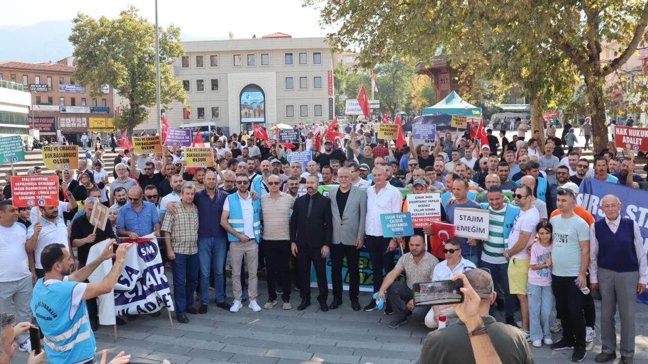Staj ve çıraklık mağdurları Bursa’dan ses yükseltecek