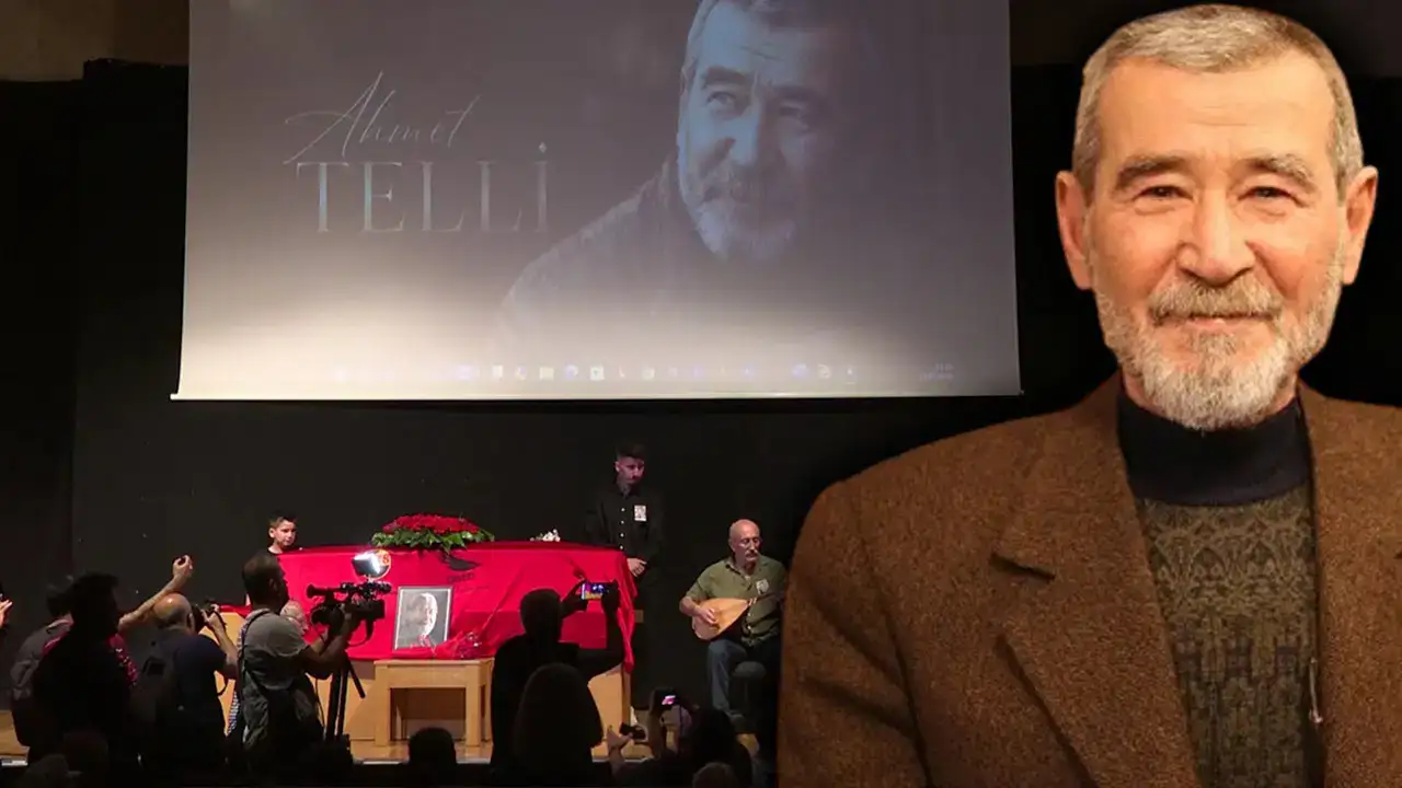 Şair Ahmet Telli’ye Enternasyonal Marşı ile veda