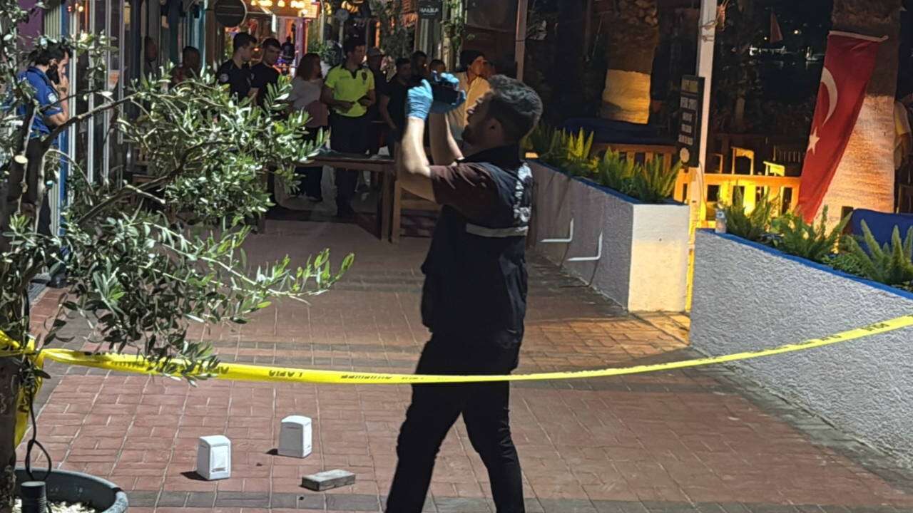 Bodrum'da silahlı saldırı: Bir kişi öldürüldü