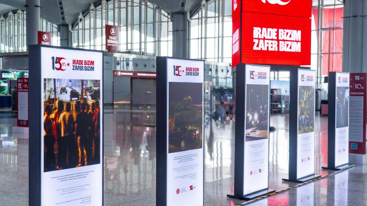 İstanbul Havalimanı'nda 15 Temmuz'un 10. yılına özel sergi