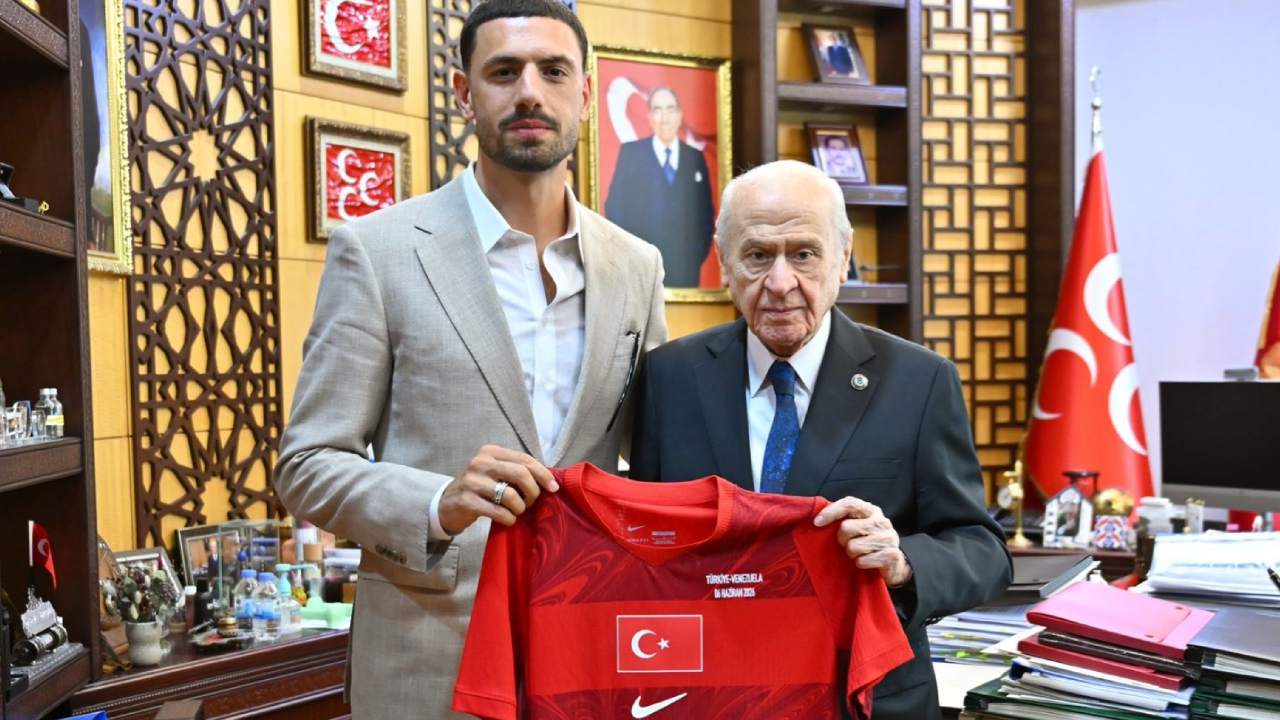 Merih Demiral, Devlet Bahçeli ve Bakan Çiftçi'yi ziyaret etti