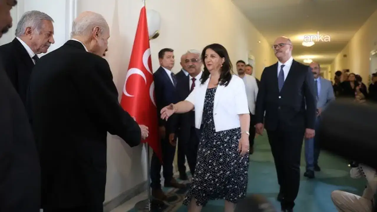 DEM Parti heyeti, Devlet Bahçeli'yi ziyaret etti