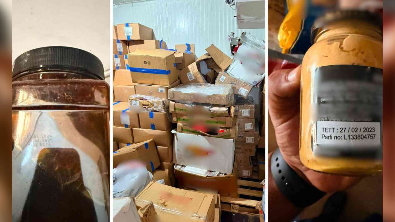 Gıda işletmesinde tarihi geçmiş 1.2 ton gıda ürünü bulundu