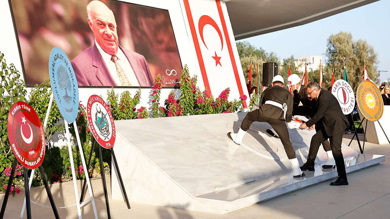 KKTC Cumhurbaşkanı Erhürman, Barış ve Özgürlük Bayramı törenlerine katıldı