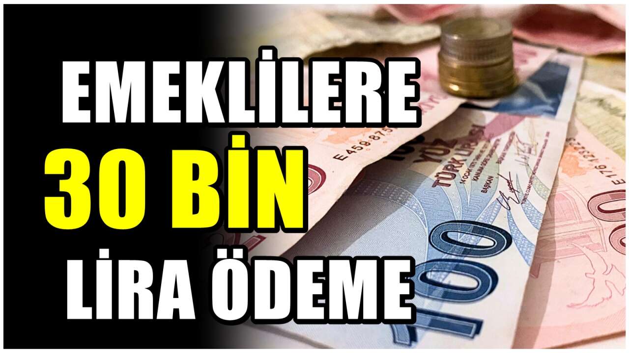 SSK, Bağ-kur fark etmiyor. Emeklilere 30 bin lira ödeme