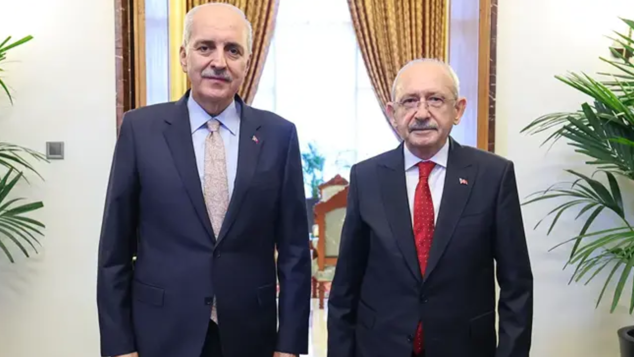 TBMM Başkanı Kurtulmuş, Kemal Kılıçdaroğlu ile görüştü