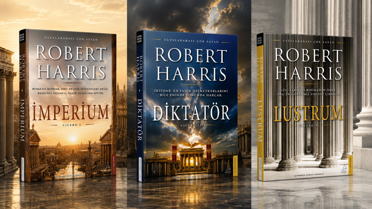 Robert Harris'in Cicero üçlemesi Türkçede: Antik Roma'nın çalkantılı yılları tek seride