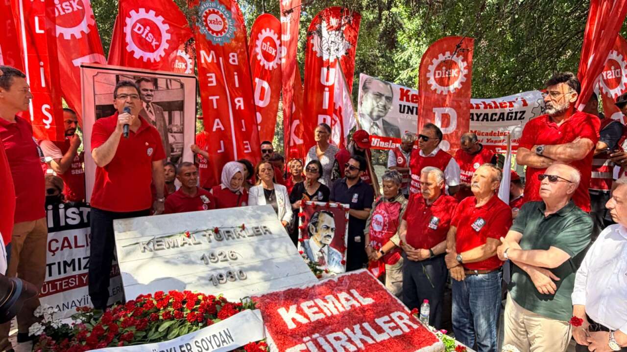 Kemal Türkler, katledilişinin 46. yılında mezarı başında anıldı