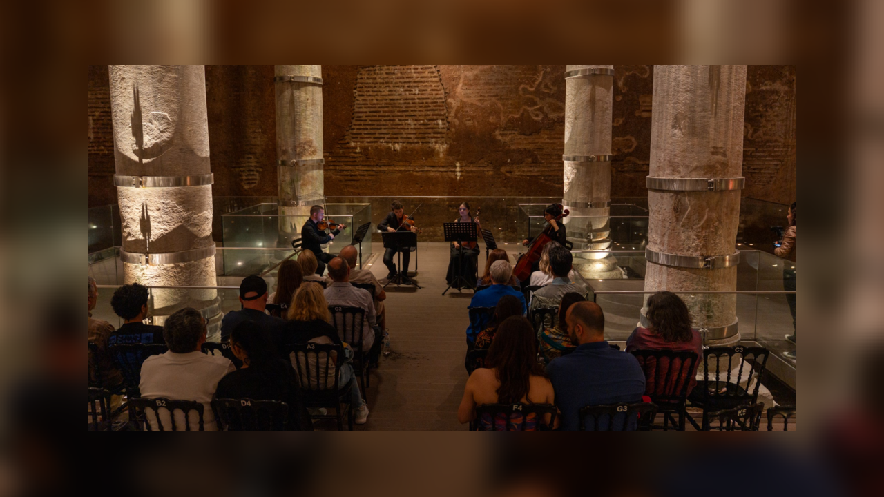 Şerefiye Sarnıcı'nda "Derinden Gelen Sesler" konserleri sürüyor