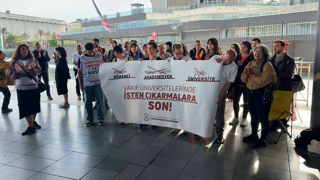 Vakıf üniversitesi akademisyenlerinden işten çıkarmalara tepki