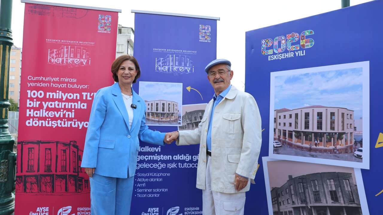 Eskişehir'in tarihi Halkevi yeniden ayağa kaldırılıyor