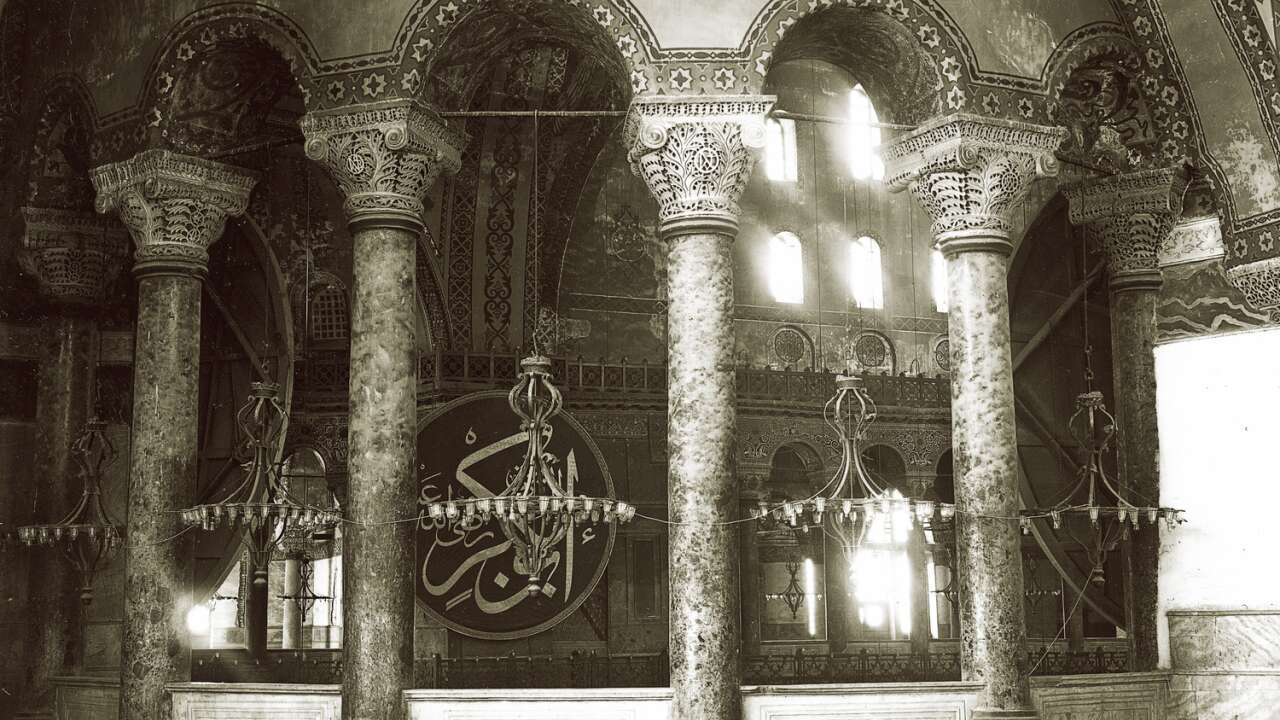 Ayasofya'nın bilinmeyen fotoğrafları "Fethin Mührü" kitabında