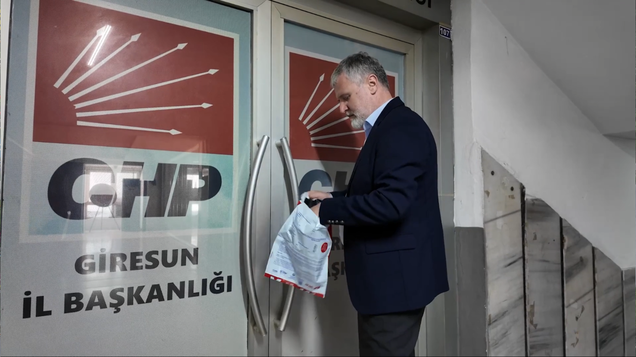 CHP Giresun'a başkan atanmadı, il binasının anahtarı genel merkeze kargolandı