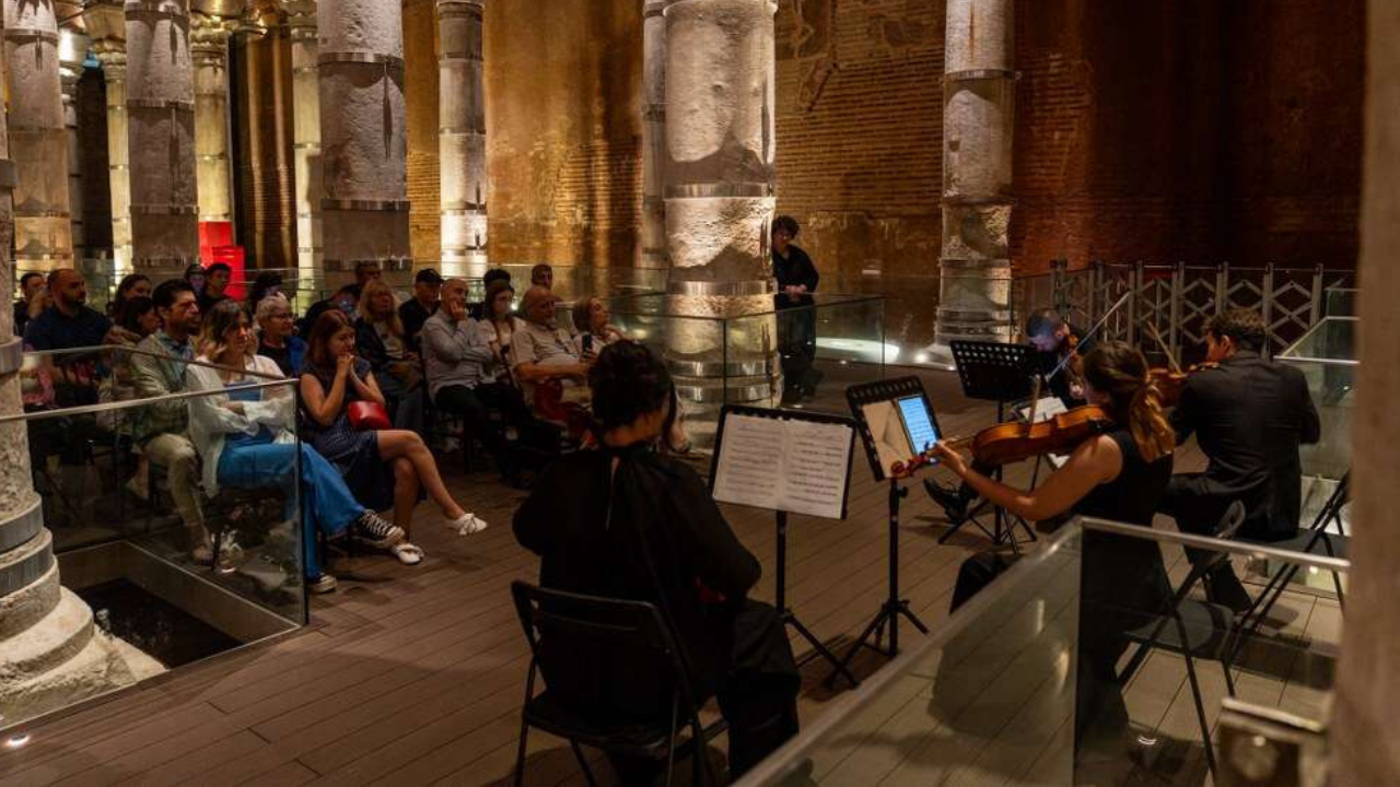 1600 yıllık Şerefiye Sarnıcı'nda ağustos boyunca müzik dolu akşamlar