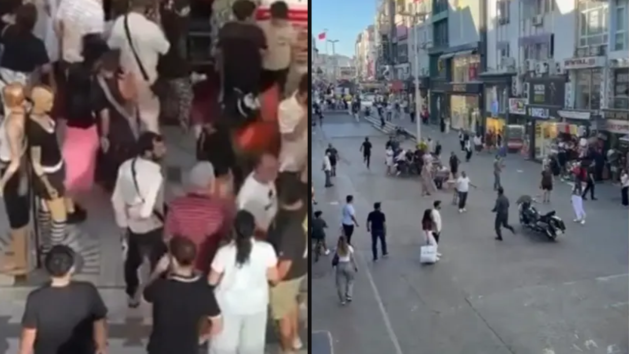 Bakırköy'ün göbeğinde dehşet anı: İşportacı, kovaladığı adamı ensesinden bıçakladı!