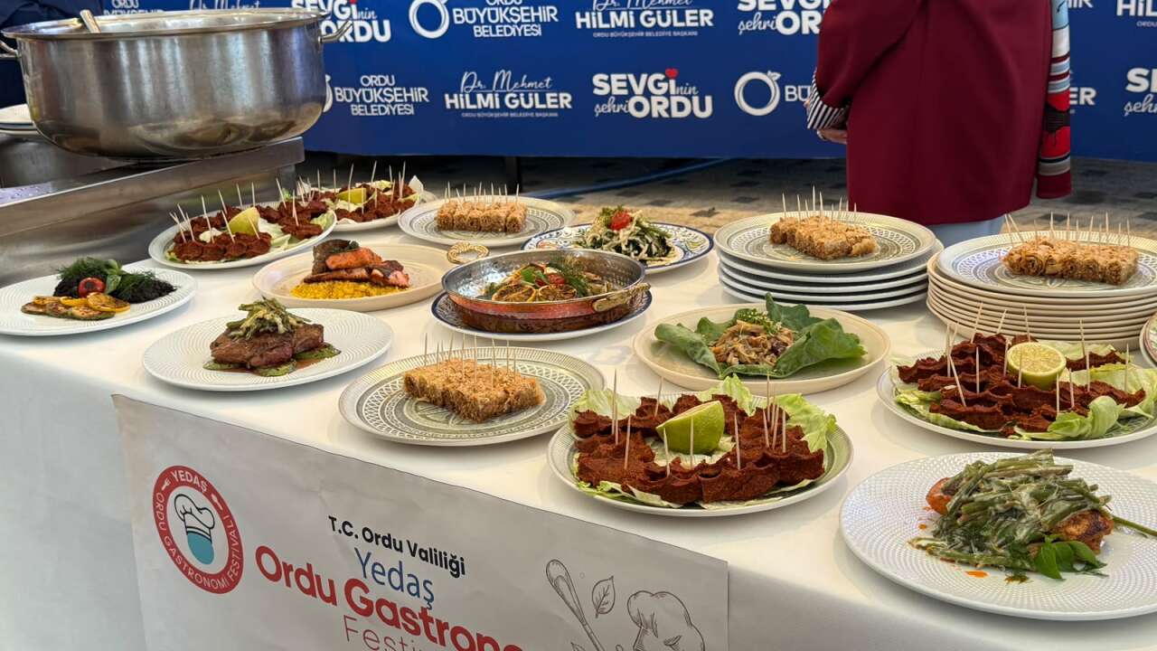 Ordu'nun 155 yöresel lezzeti gastronomi festivalinde buluştu