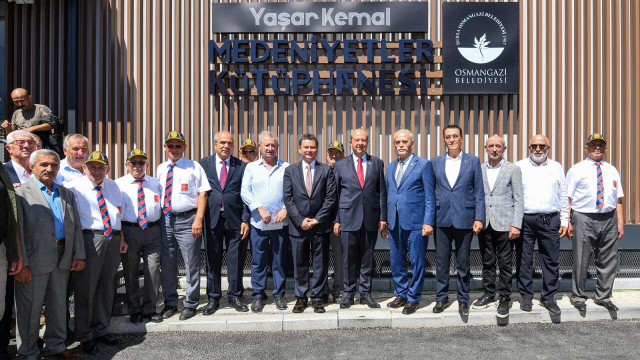 Osmangazi'de Yaşar Kemal Medeniyetler Kütüphanesi kapılarını açtı