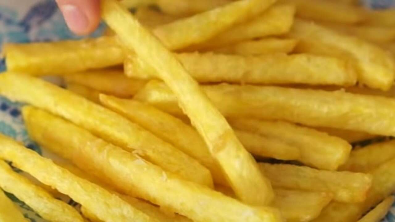 Altın sarısı patates kızartması için uygulanacak teknik