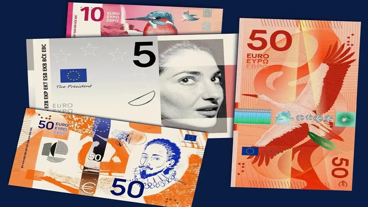 Yeni tasarımlar görücüye çıktı: Euro banknotları değişiyor