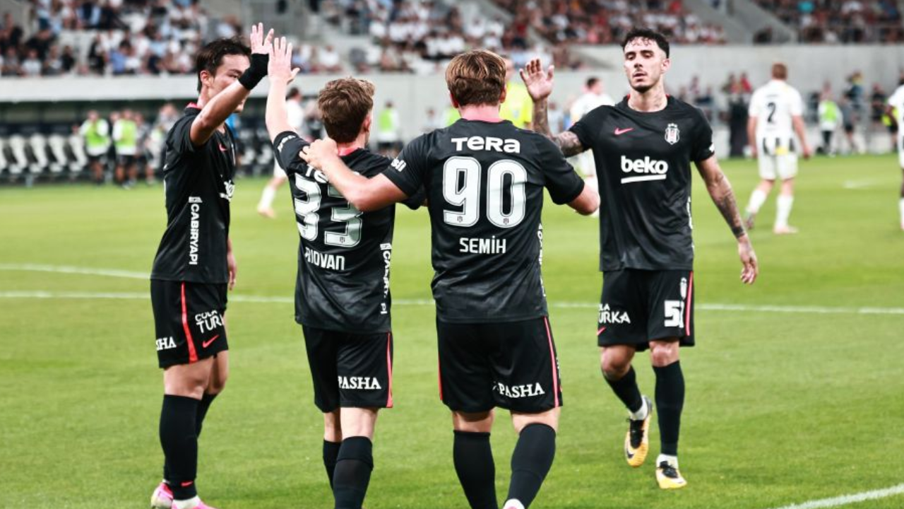 Beşiktaş 10 kişiyle avantajı kaptı: 100. galibiyet Semih Kılıçsoy ile geldi