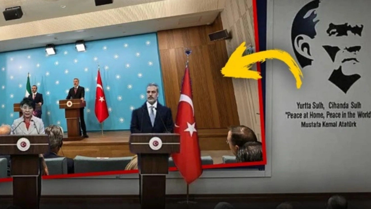 Dışişleri Bakanlığı salonunda Atatürk silindi: Tadilat denildi ancak yenilenmedi