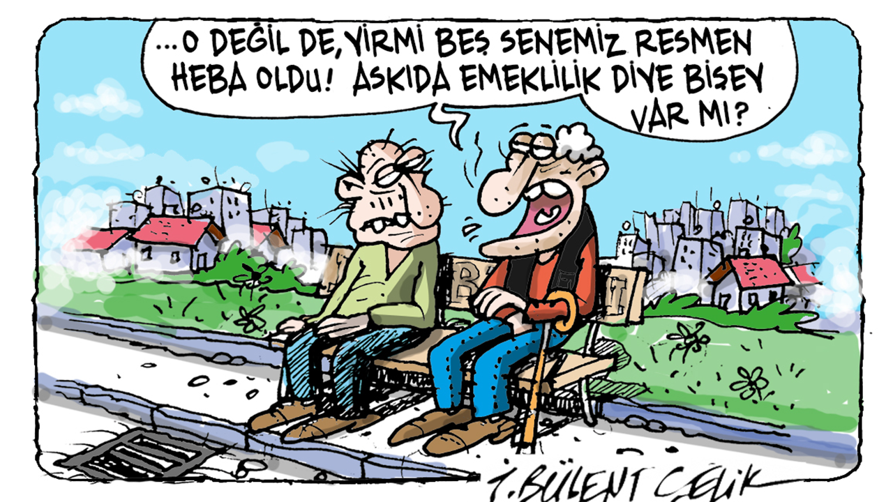 İ. Bülent Çelik'in 9 Ağustos 2026 tarihli karikatürü