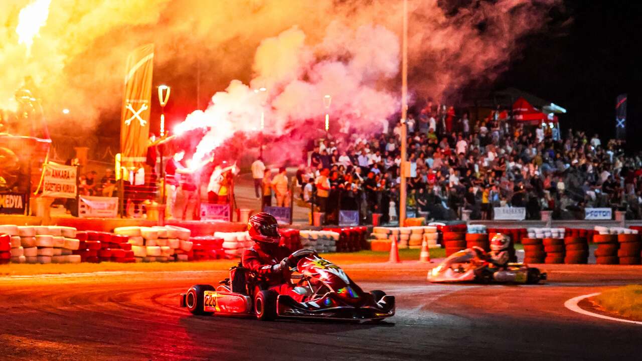 Kapadokya’da karting heyecanı: 50 sporcu piste çıktı