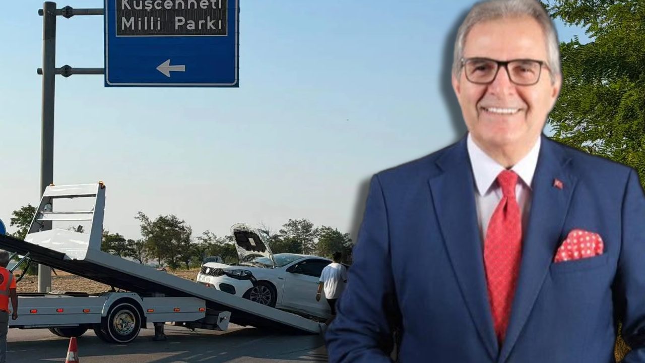 Yeni Partili Bandırma Belediye Başkanı Dursun Mirza trafik kazası geçirdi
