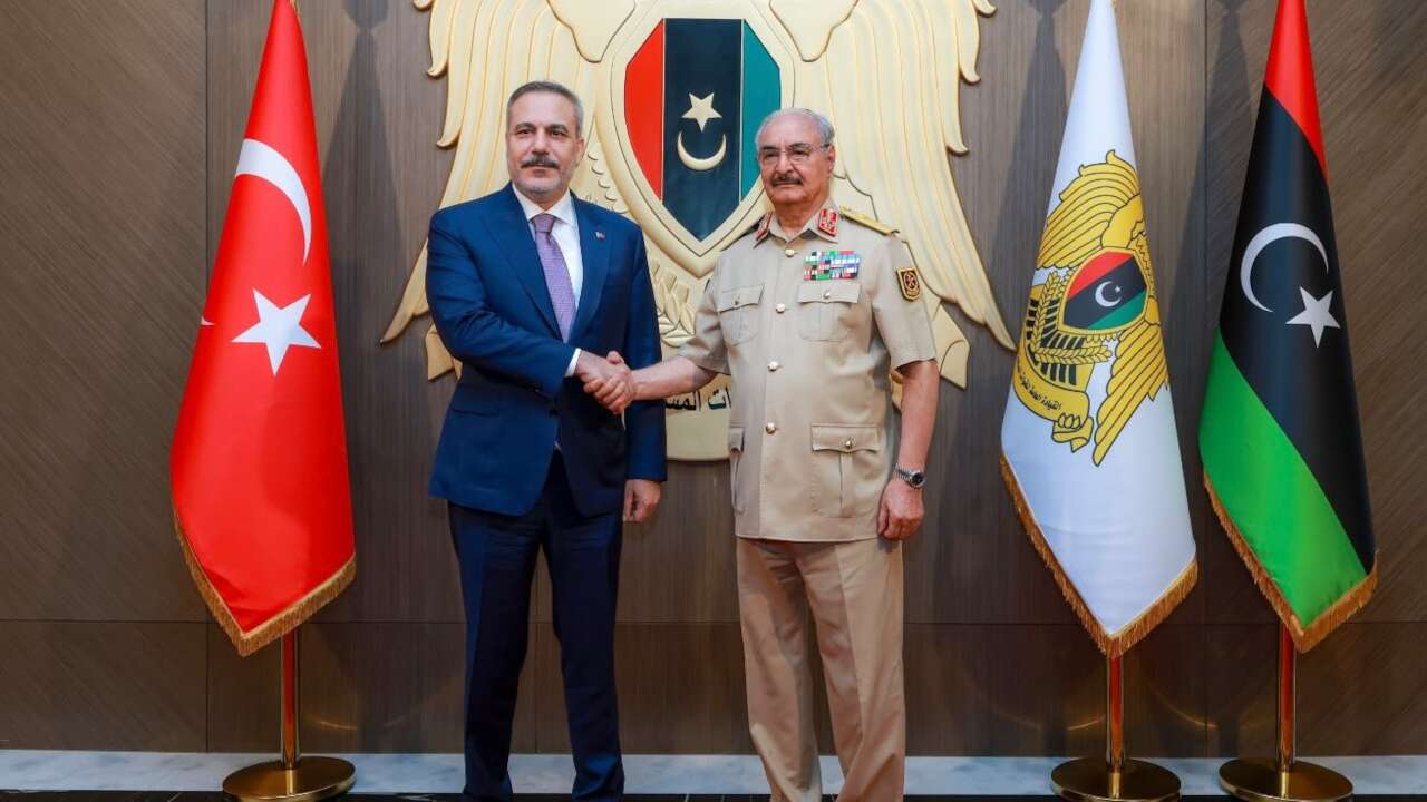Hakan Fidan, Libya'da Halife Hafter'le görüştü