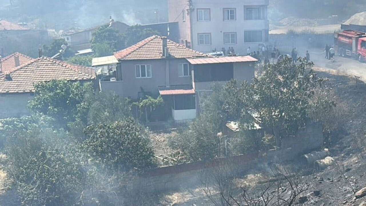Balıkesir'de korkutan yangın: Otluk alanda başladı, ormana sıçradı!