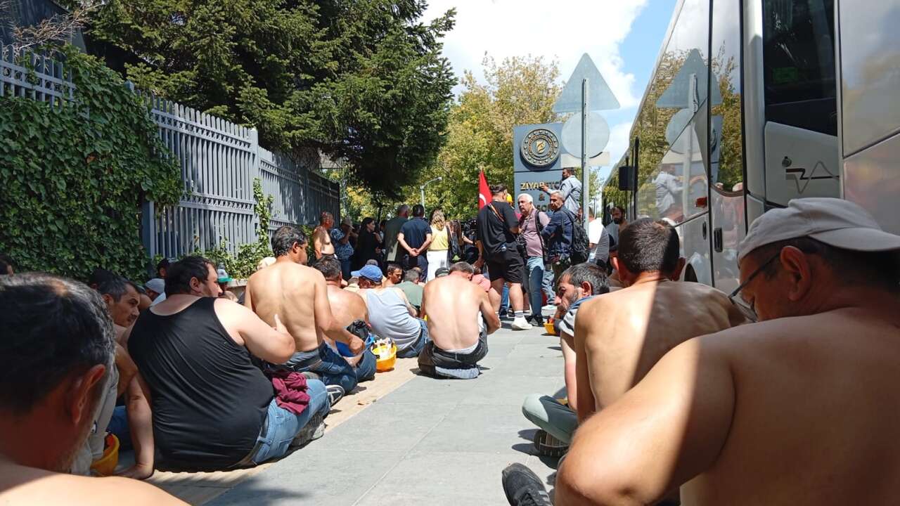 Doruk Madencilik işçileri direniyor: Maaşlarını isteyen madenciler tekrar gözaltına alındı
