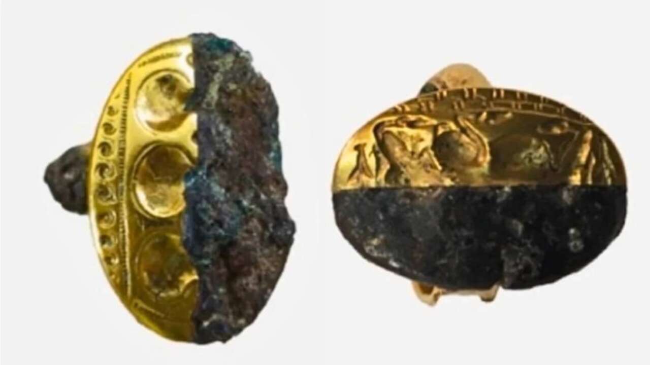 Antik yüzüklerde 'uzay metali' bulundu