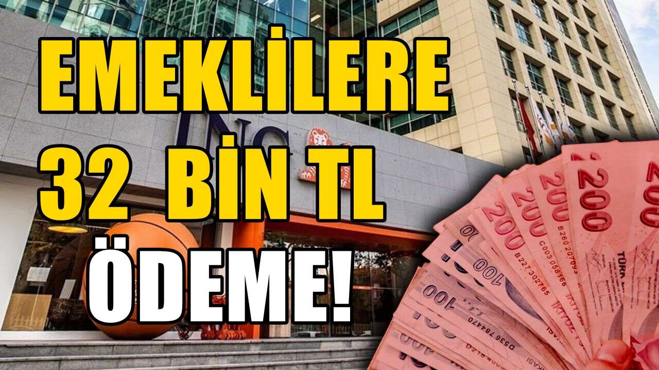 ING duyurdu. Elini çabuk tutan emeklilere 32.000 TL'ye varan ödeme