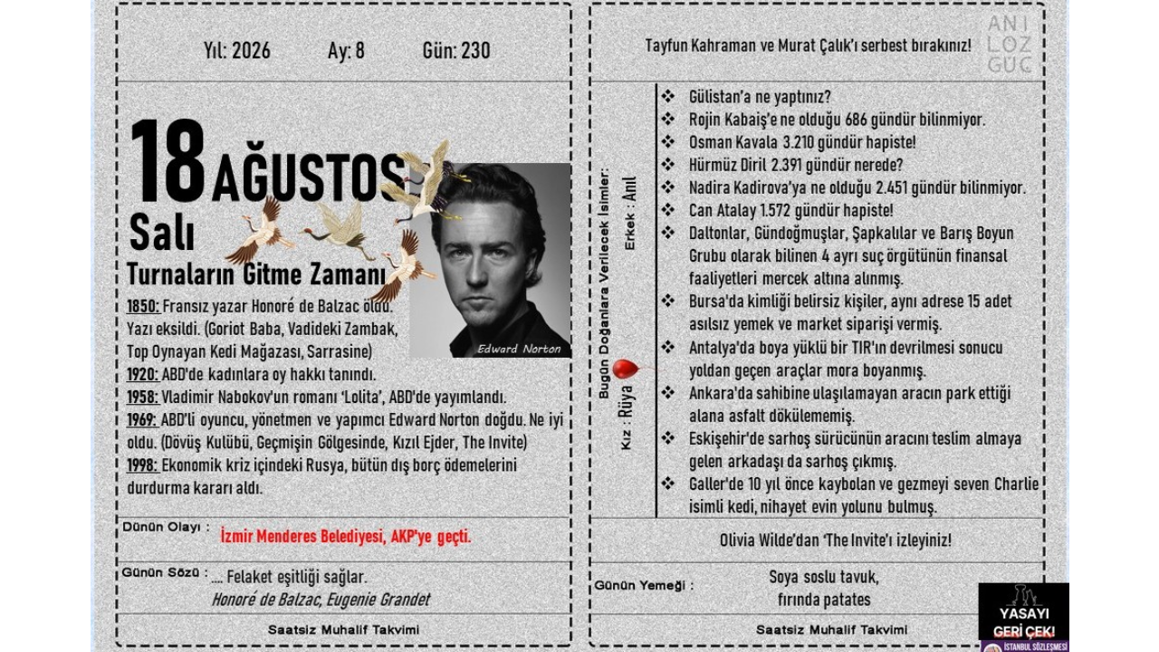 Turnaların Gitme Zamanı