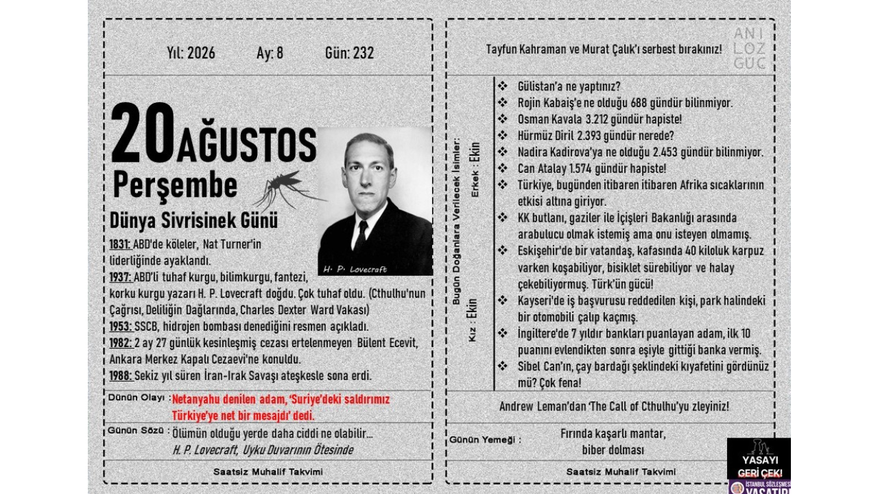 Dünya Sivrisinek Günü