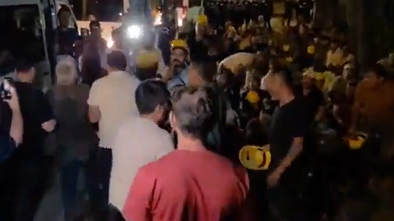 Bakanlık önünde toplanan madencilere polis müdahalesi: En az 100 madenci gözaltında!