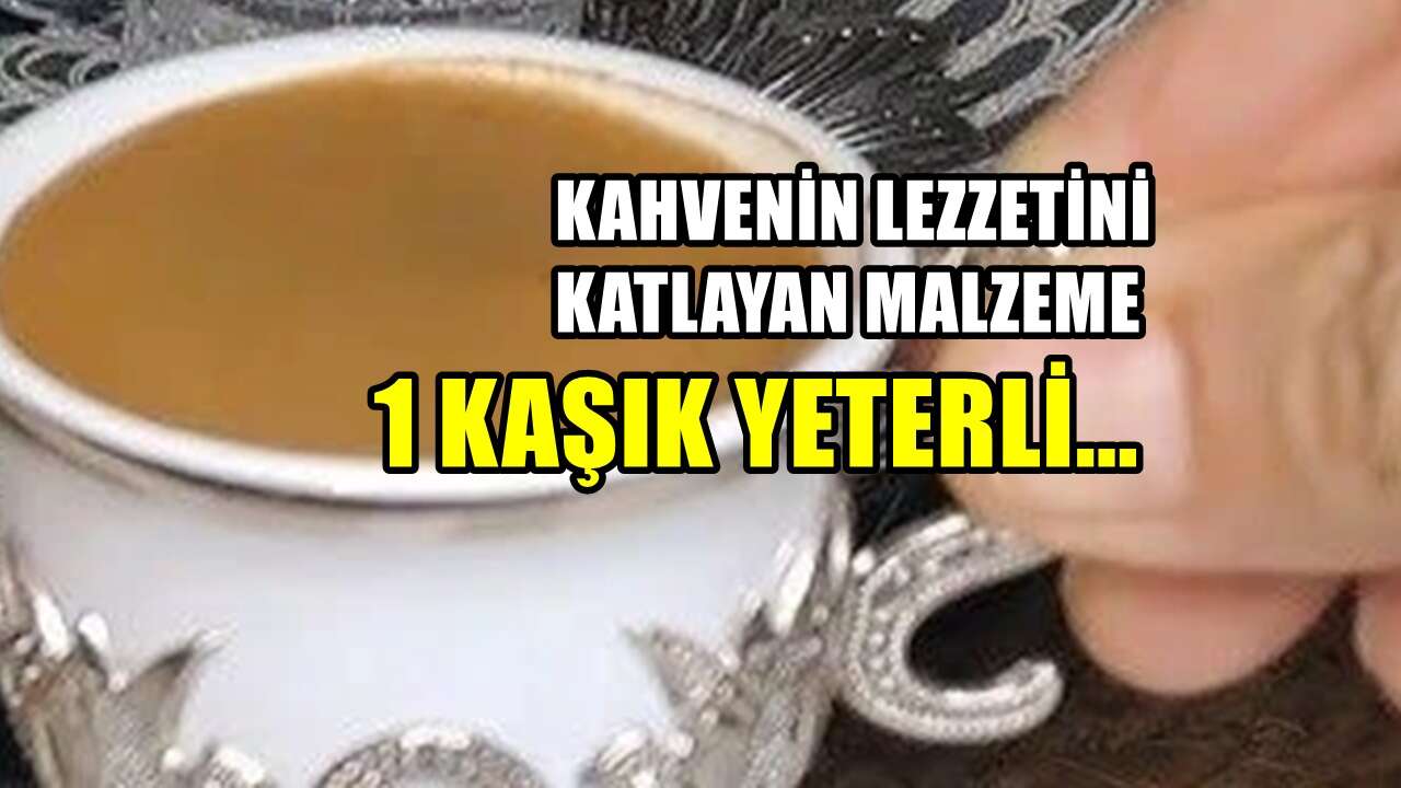 Türk kahvesinin lezzetini katlıyor. 1 kaşık eklenirse yoğun aroması oluyor