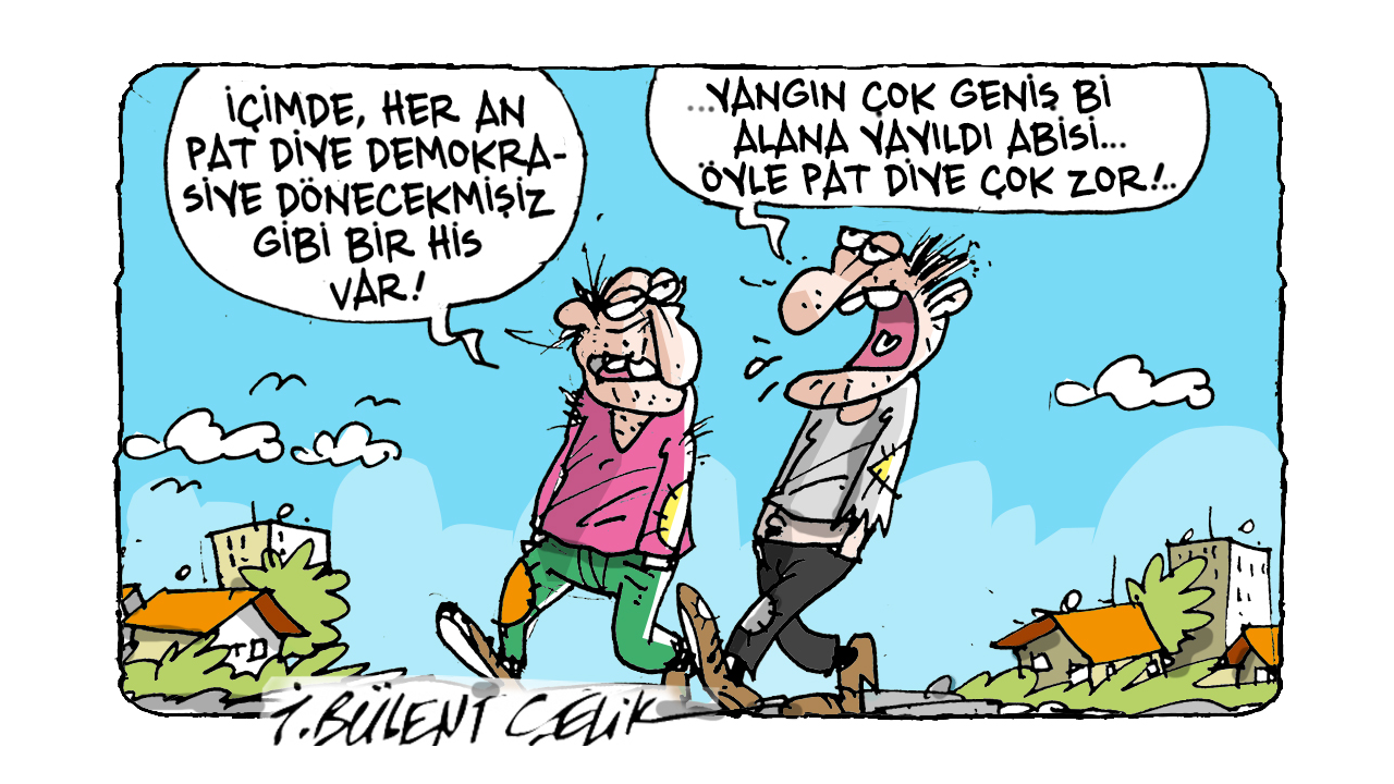 İ. Bülent Çelik'in 24 Ağustos 2026 tarihli karikatürü