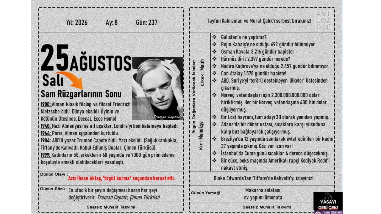 Sam Rüzgarlarının Sonu
