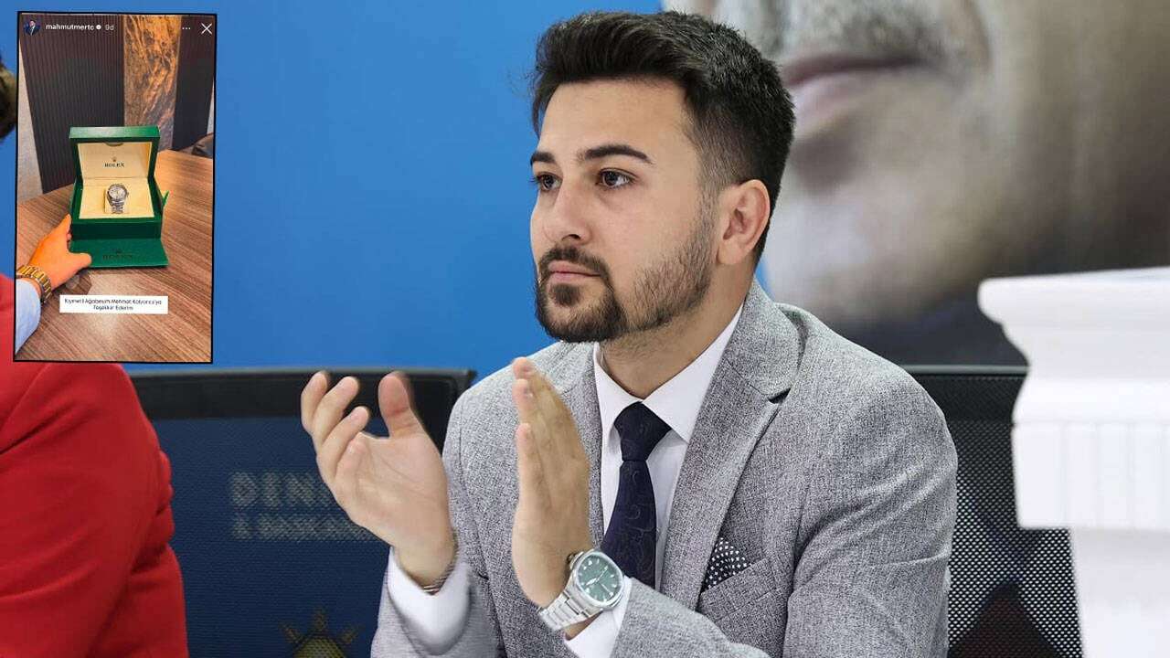 AK Parti Gençlik Kolları Başkanı’na milyonluk saat hediyesi