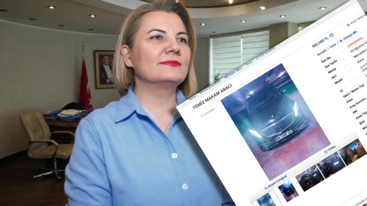 Fatma Kaplan Hürriyet CHP plakalı aracını satılığa çıkardı