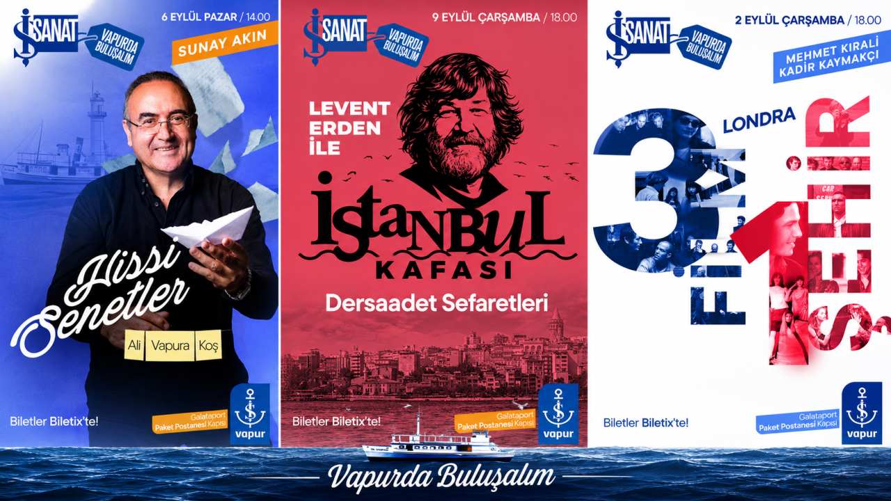 İş Vapur’da eylül rotası: Sinemadan Boğaz hikâyelerine...