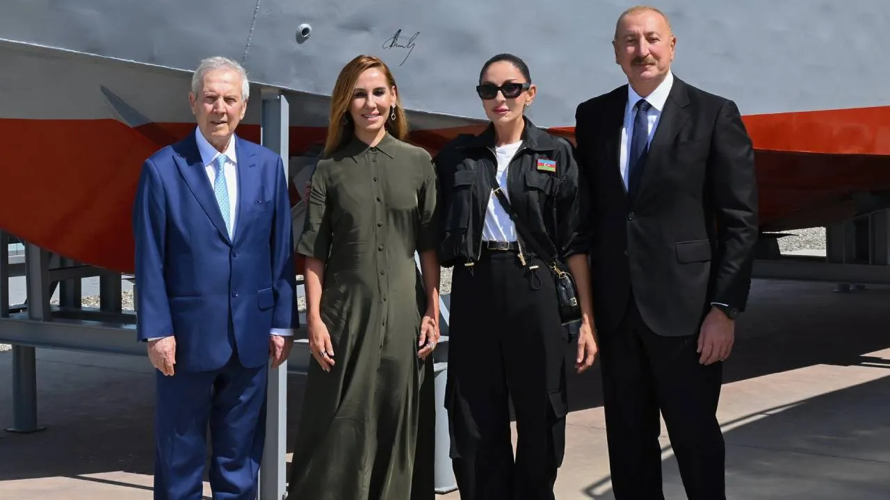 Aziz Yıldırım, Azerbaycan Cumhurbaşkanı Aliyev'le bir araya geldi